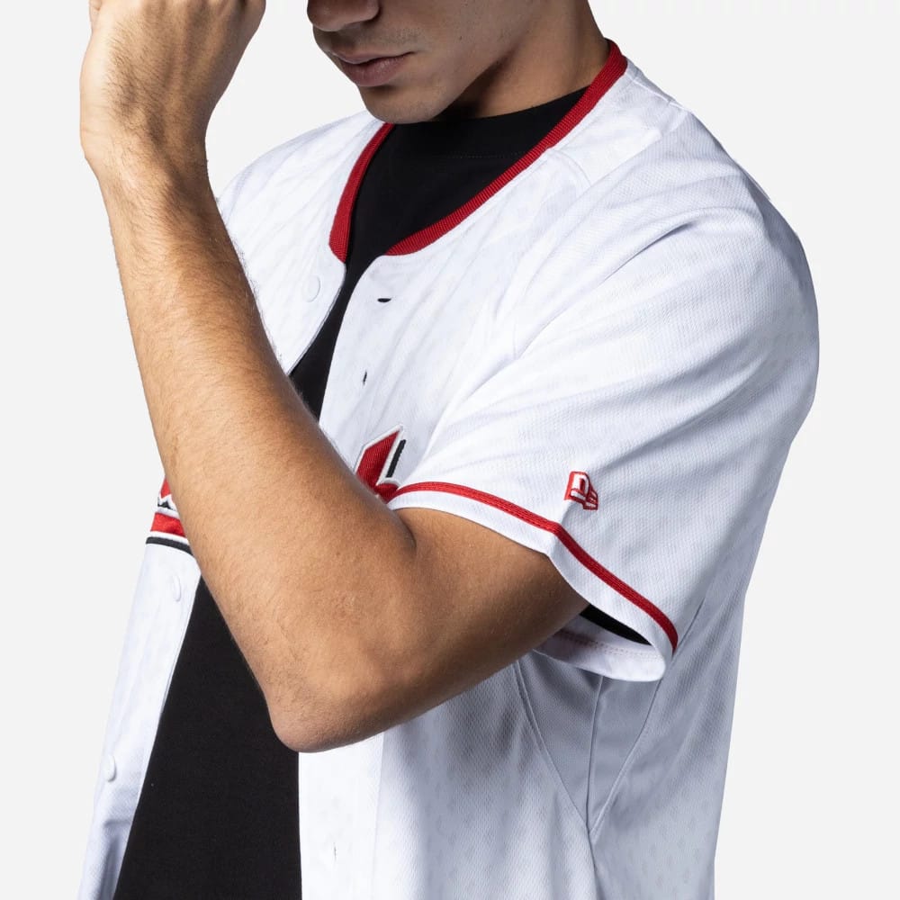 Mexico Diablos Mexico LMB On Field White On-Field Jersey-kentox