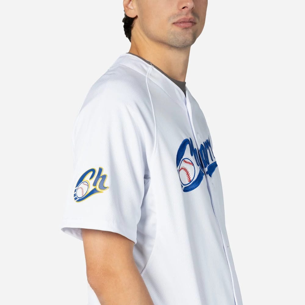 Charros De Jalisco Mexico LMB On Field White On-Field Jersey-kentox