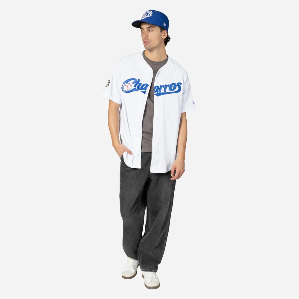 Charros De Jalisco Mexico LMB On Field White On-Field Jersey-kentox