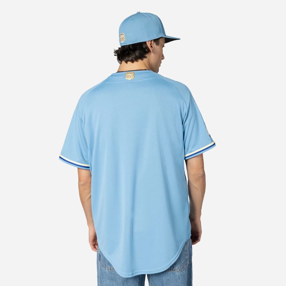 Charros De Jalisco Mexico LMB On Field Pastel Blue On-Field Jersey-kentox