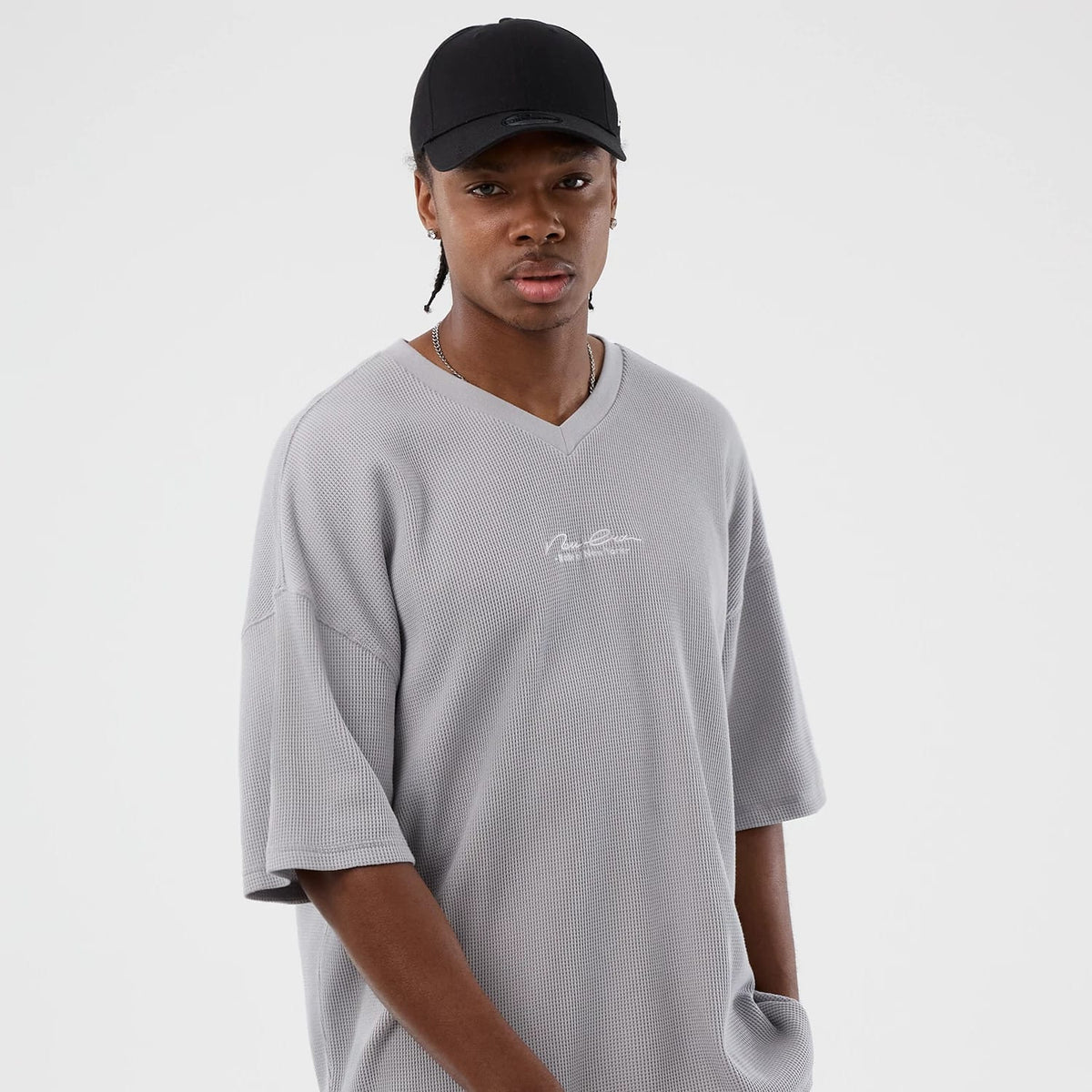 New Era Basic Grey T-Shirt-kentox