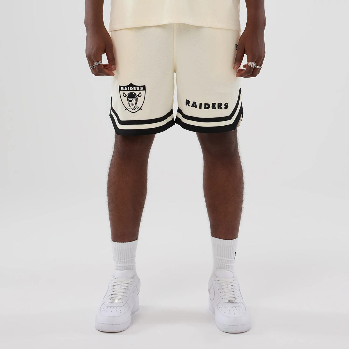 Las Vegas Raiders NFL Historic Cream Shorts-kentox