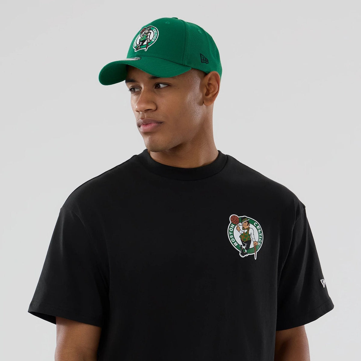 Boston Celtics NBA logo Black T-Shirt-kentox