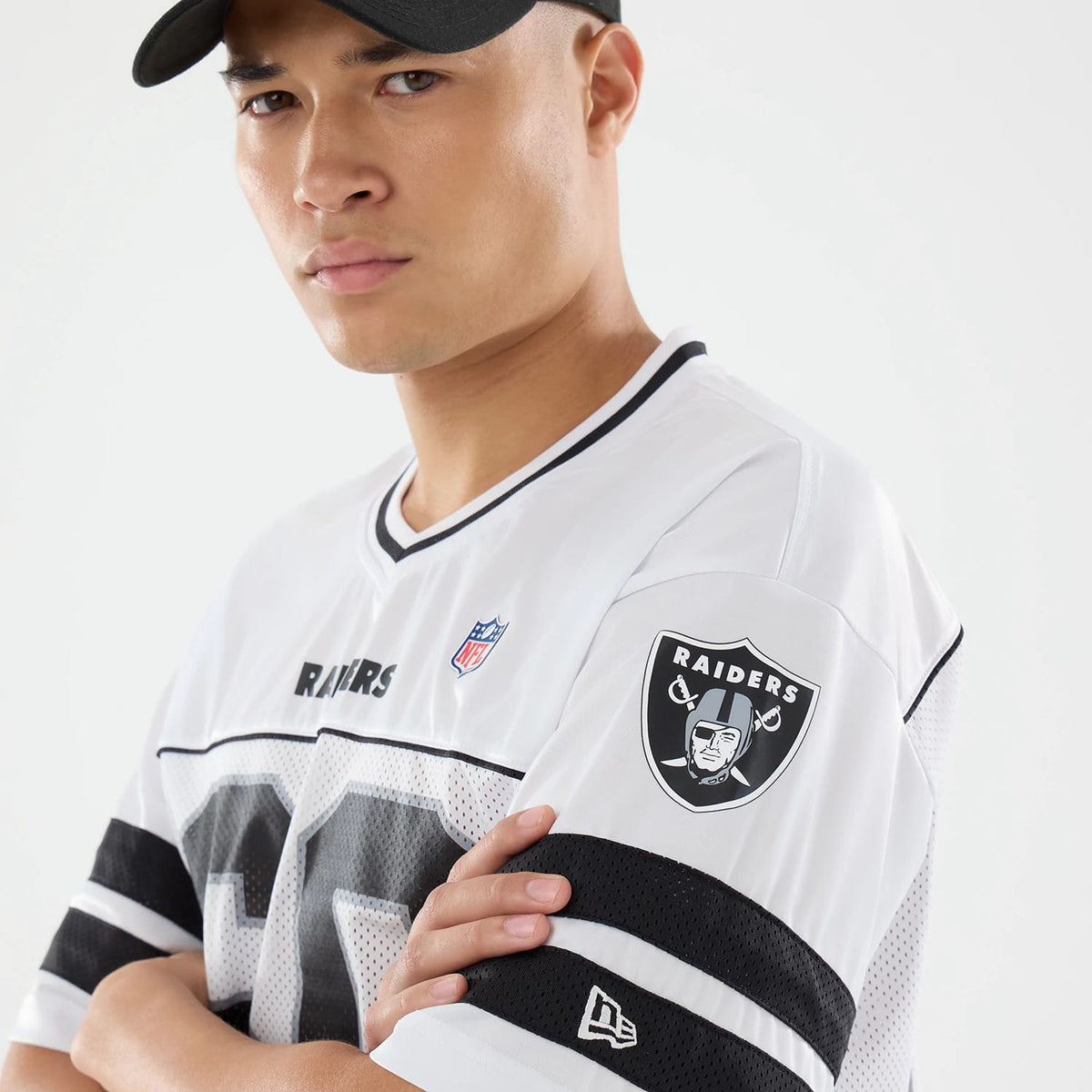 Las Vegas Raiders NFL White Mesh Jersey-kentox