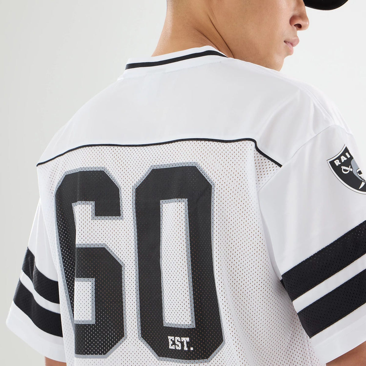 Las Vegas Raiders NFL White Mesh Jersey-kentox