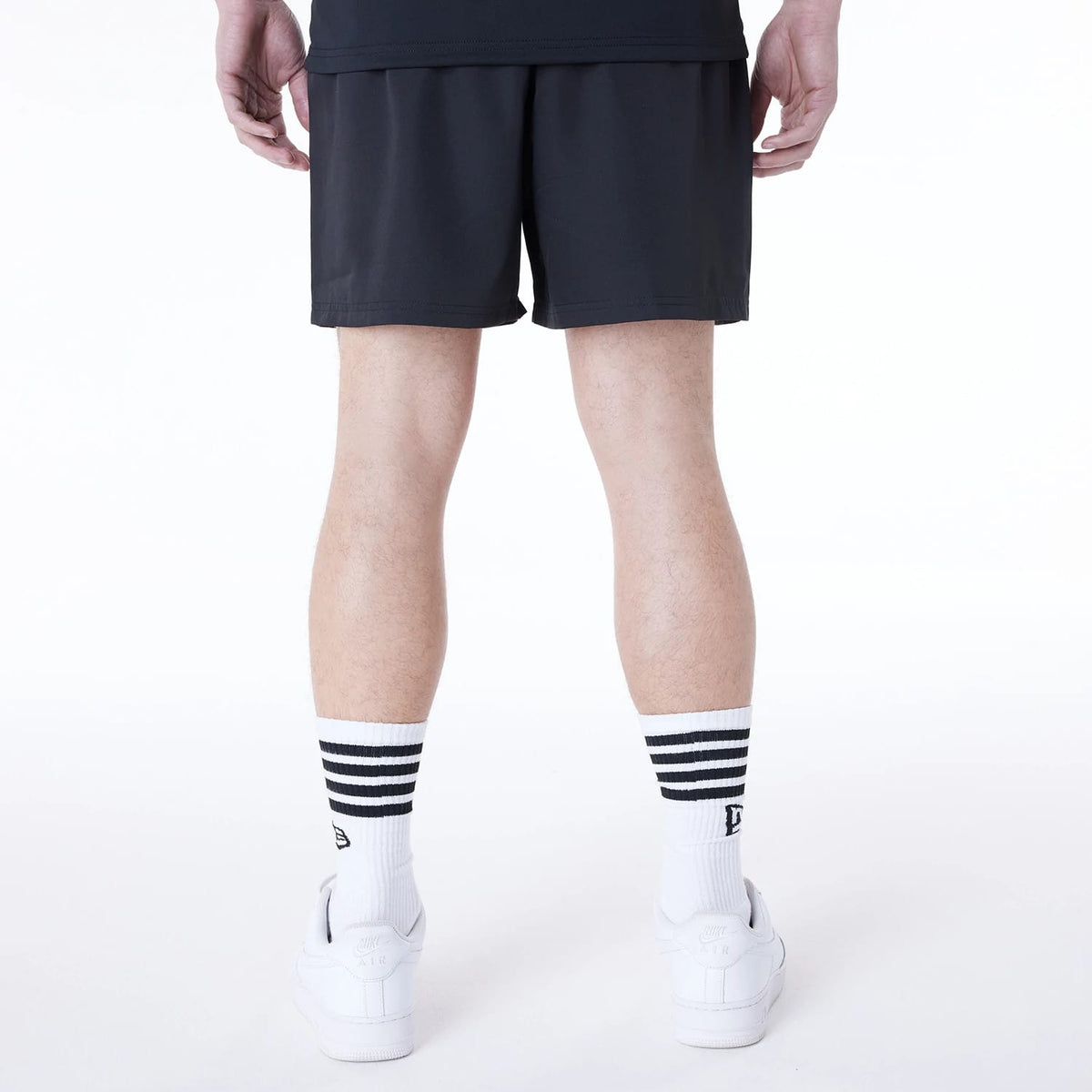 New Era Essential Black Shorts-kentox