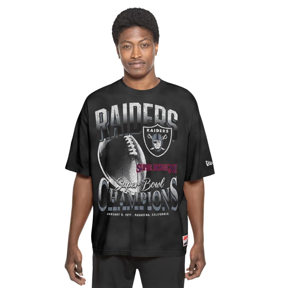 Las Vegas Raiders Sport Classic Black T-Shirt-kentox