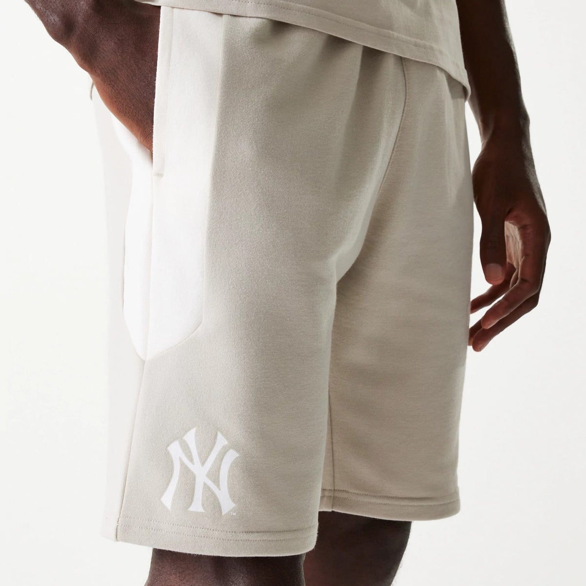 New York Yankees MLB Raglan Cream Shorts-kentox