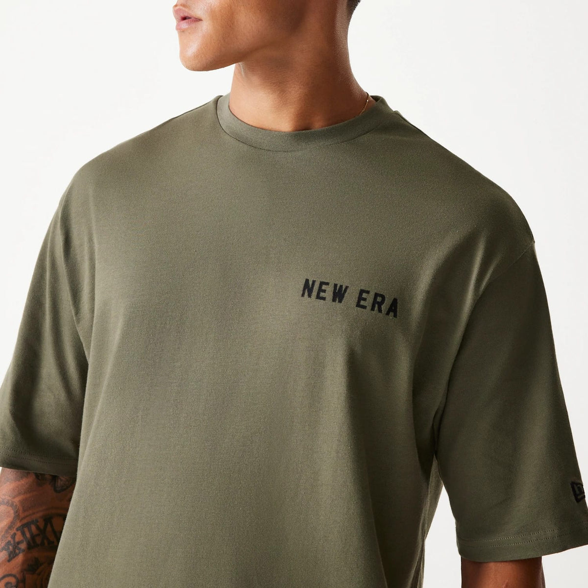 New Era Animal Graphic Green Oversized T-Shirt-kentox