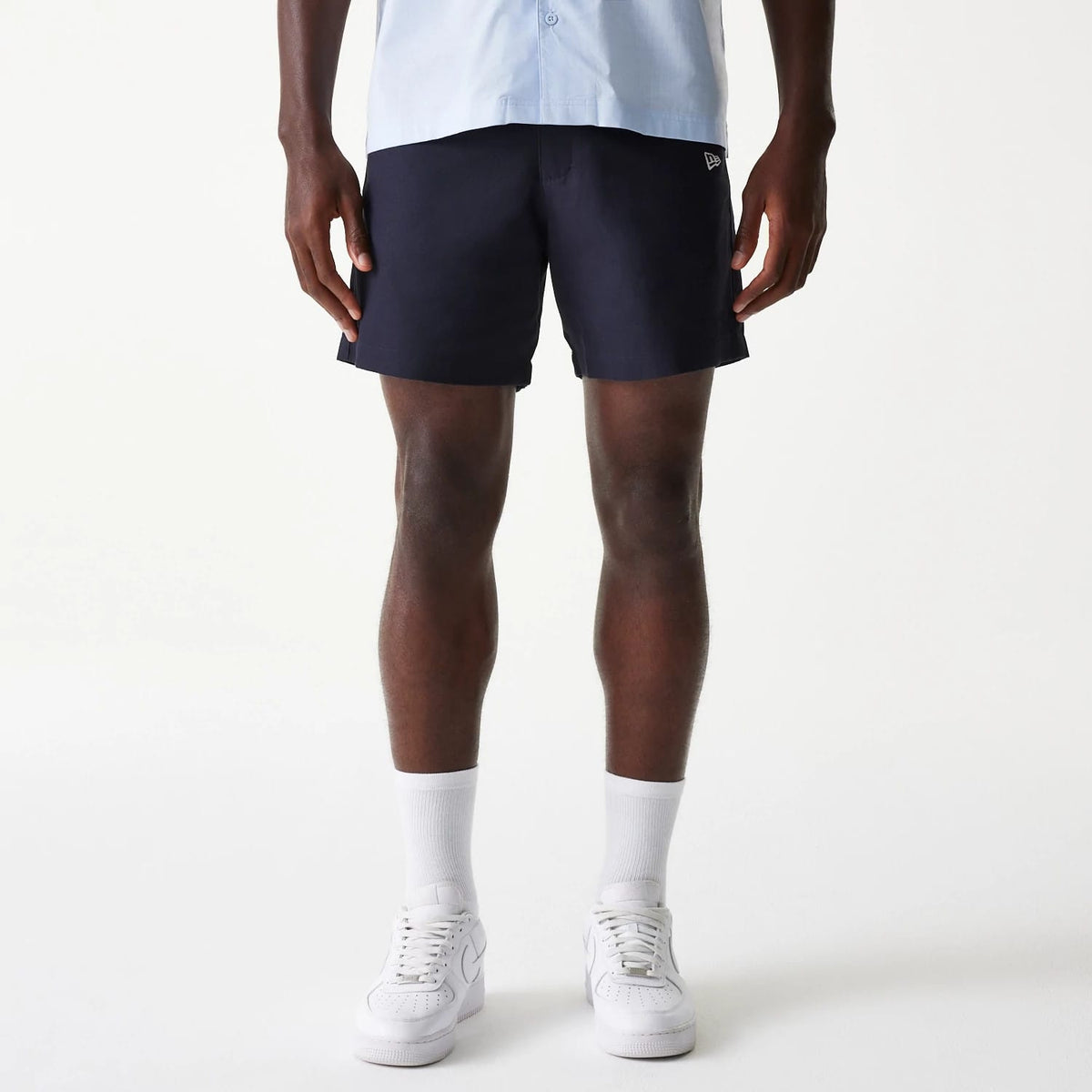 New Era Navy Chino Shorts-kentox