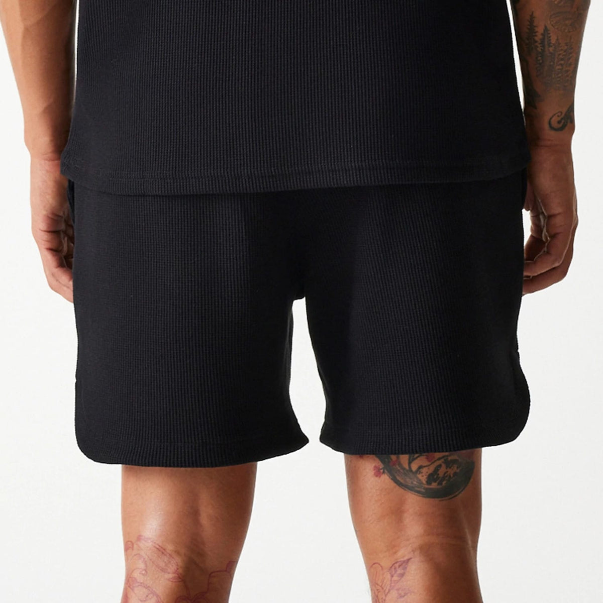 Chicago Bulls NBA Waffle Black Shorts-kentox