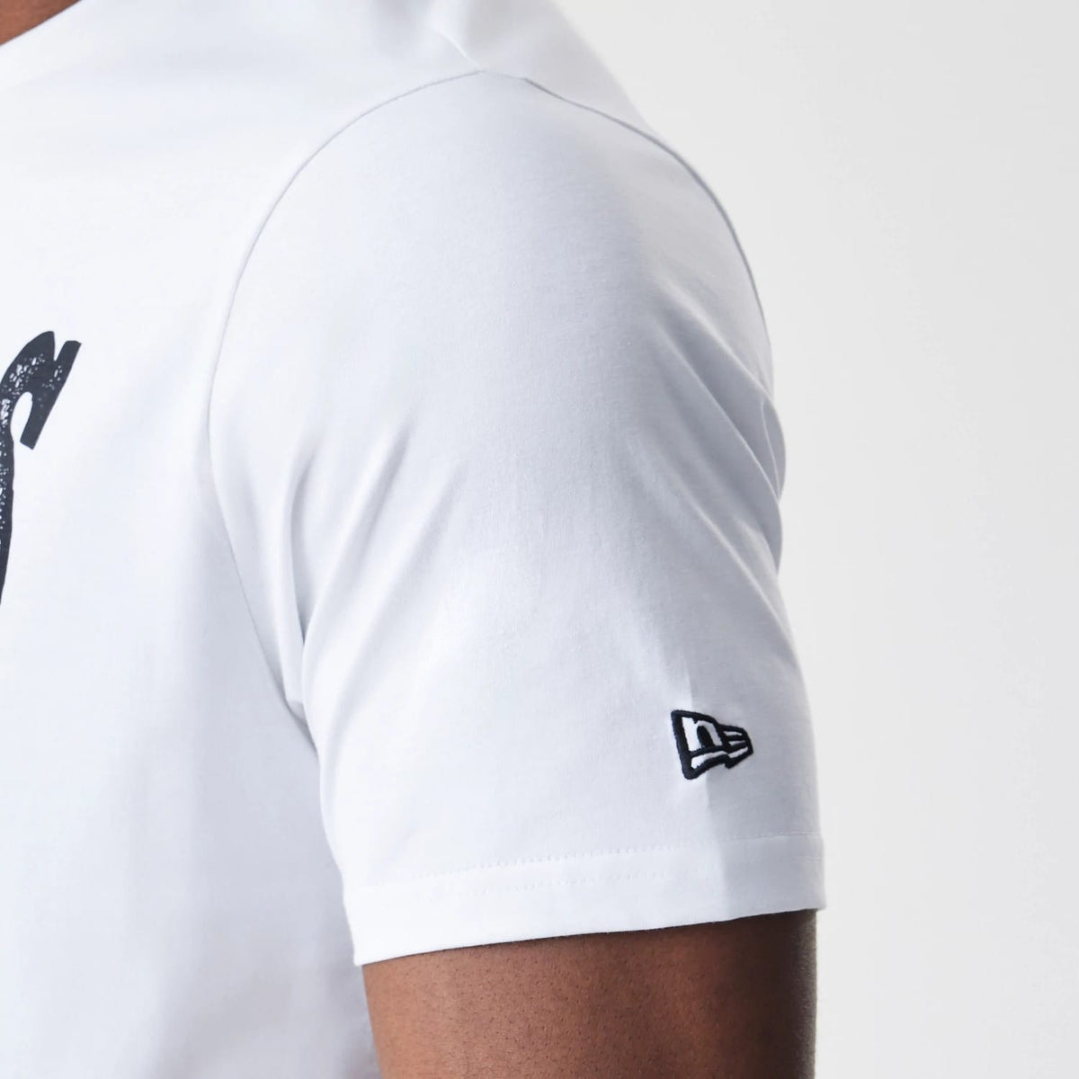 Las Vegas Raiders NFL Stack Arch Logo White T-Shirt-kentox
