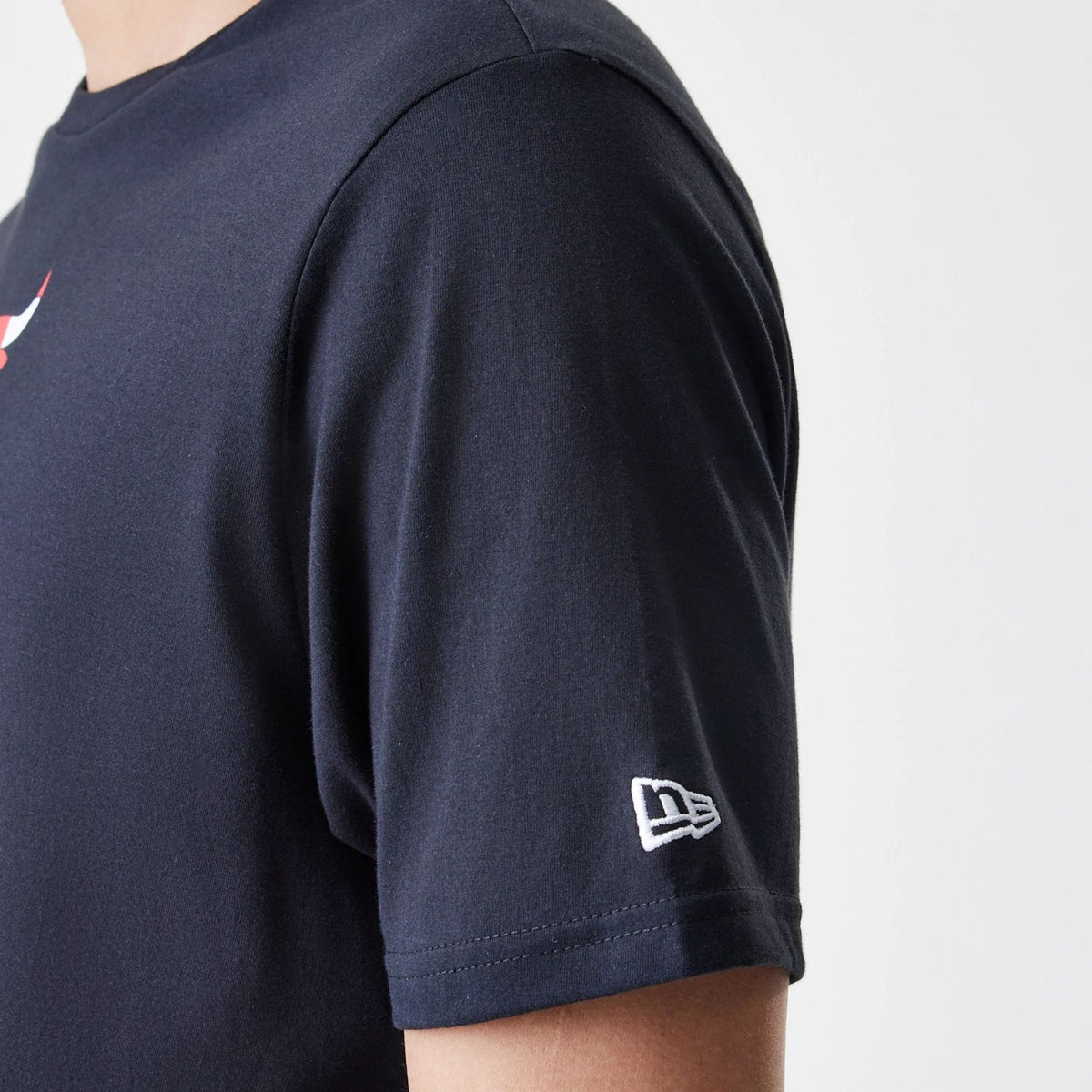 Chicago Bulls NBA Logo Black T-Shirt-kentox
