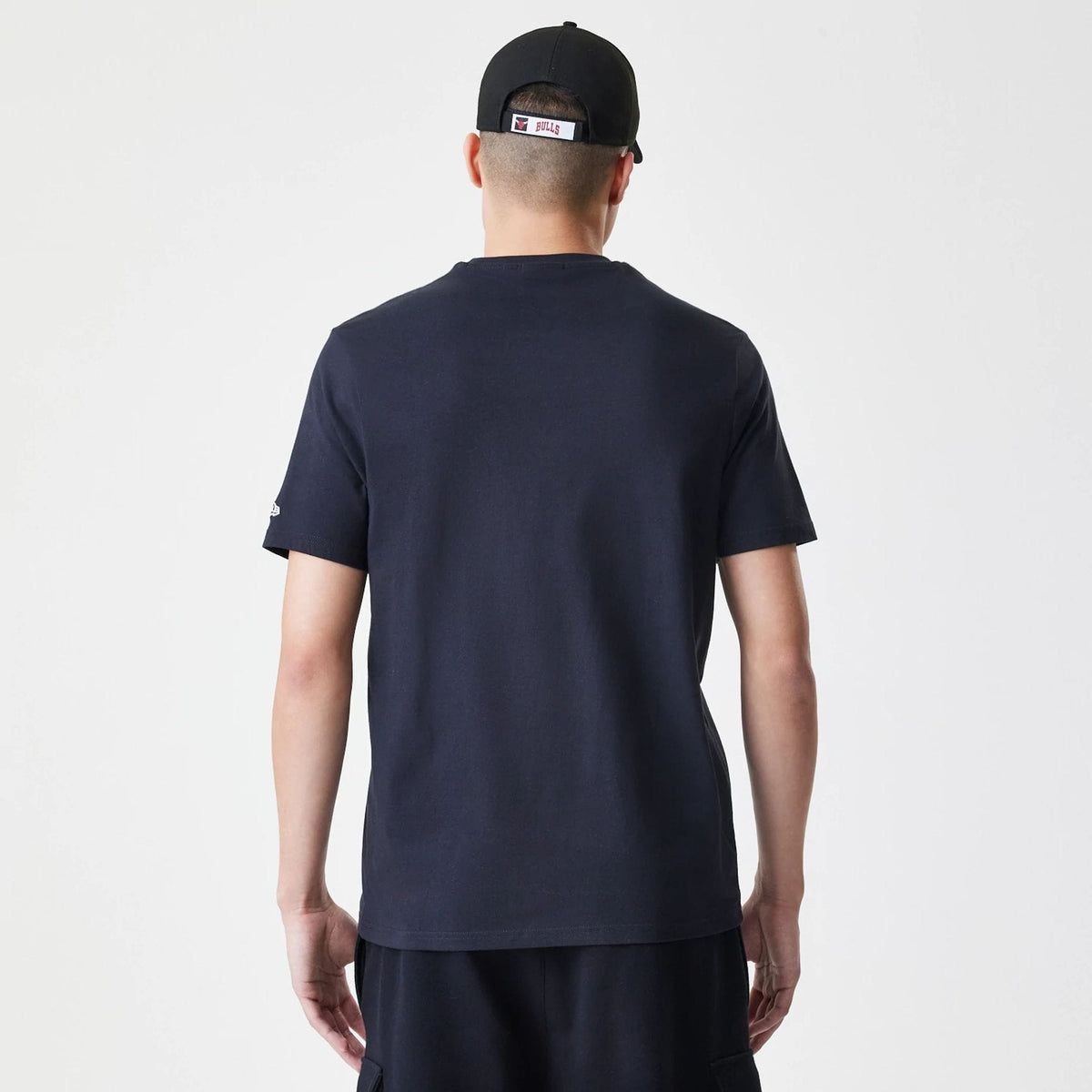 Chicago Bulls NBA Logo Black T-Shirt-kentox