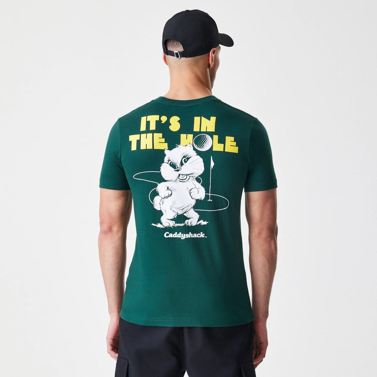 Caddyshack It's In The Hole Dark Green T-Shirt-kentox