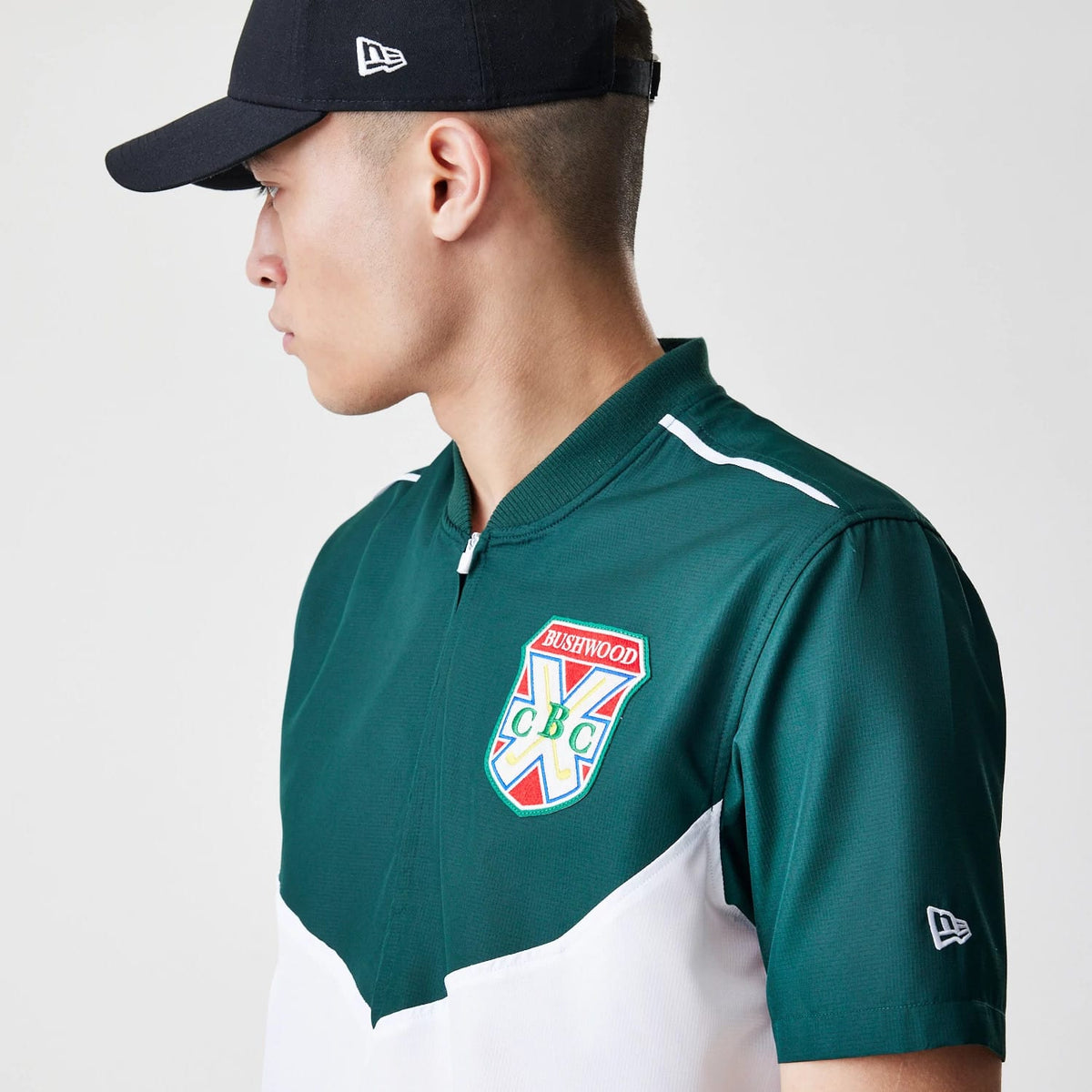 Caddyshack BushWood White 1/4 Zip Polo T-Shirt-kentox