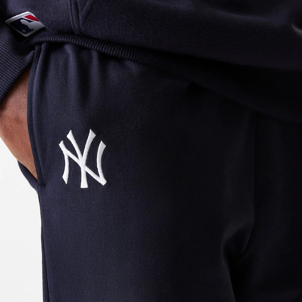 New York Yankees MLB League Essential Midi French Terry Navy Joggers-kentox