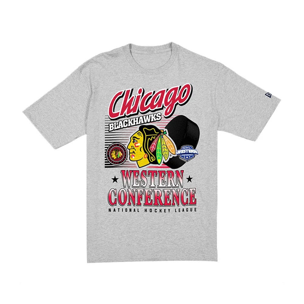 Chicago Blackhawks NHL Sport Classic Grey T-Shirt-kentox