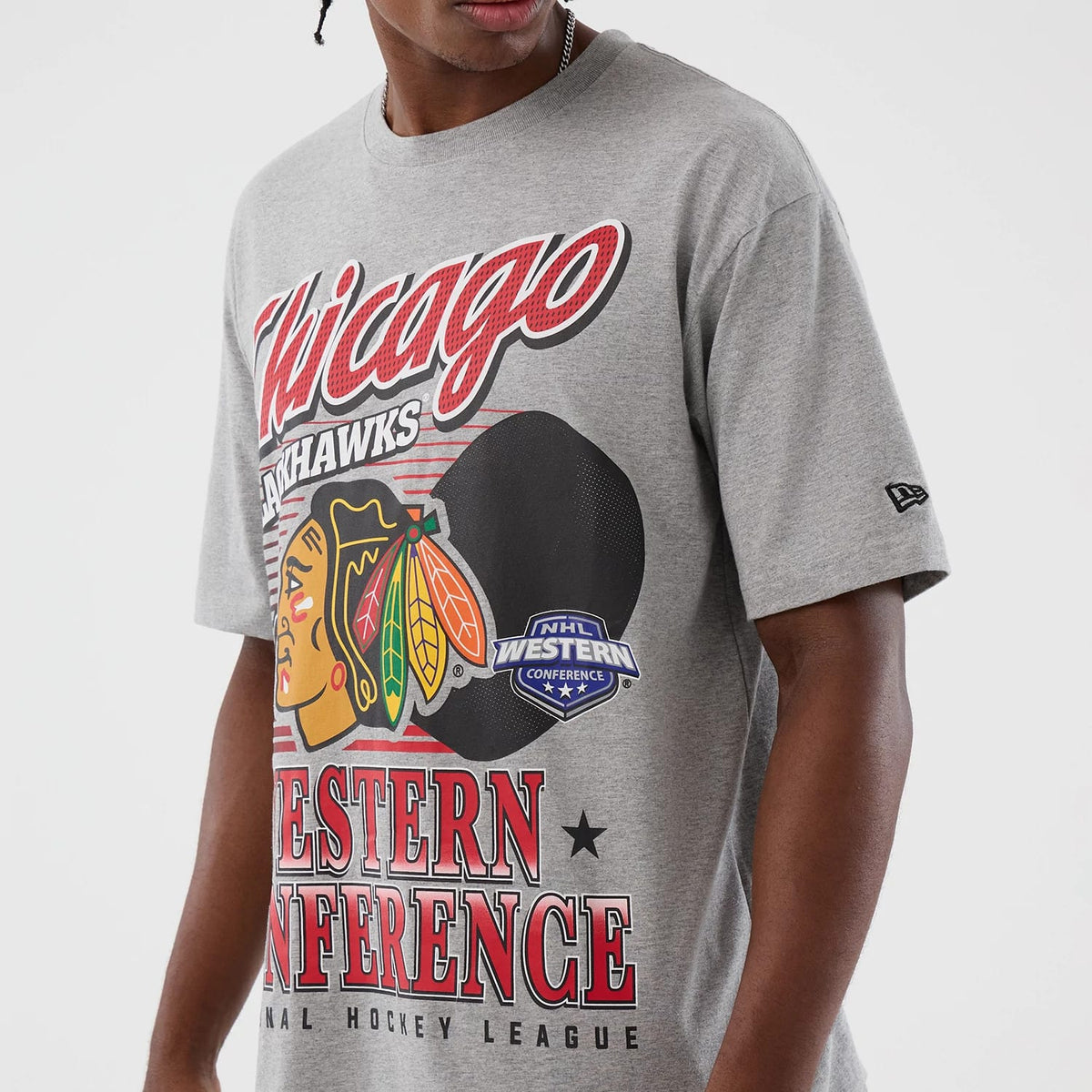 Chicago Blackhawks NHL Sport Classic Grey T-Shirt-kentox