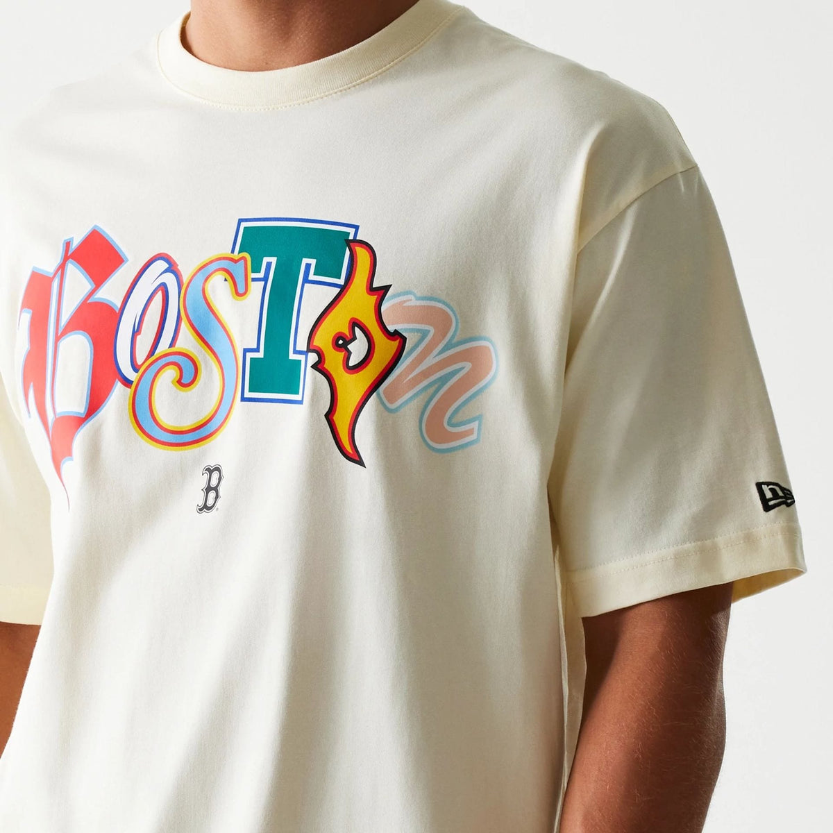Boston Red Sox MLB Life Graphic Cream T-Shirt-kentox