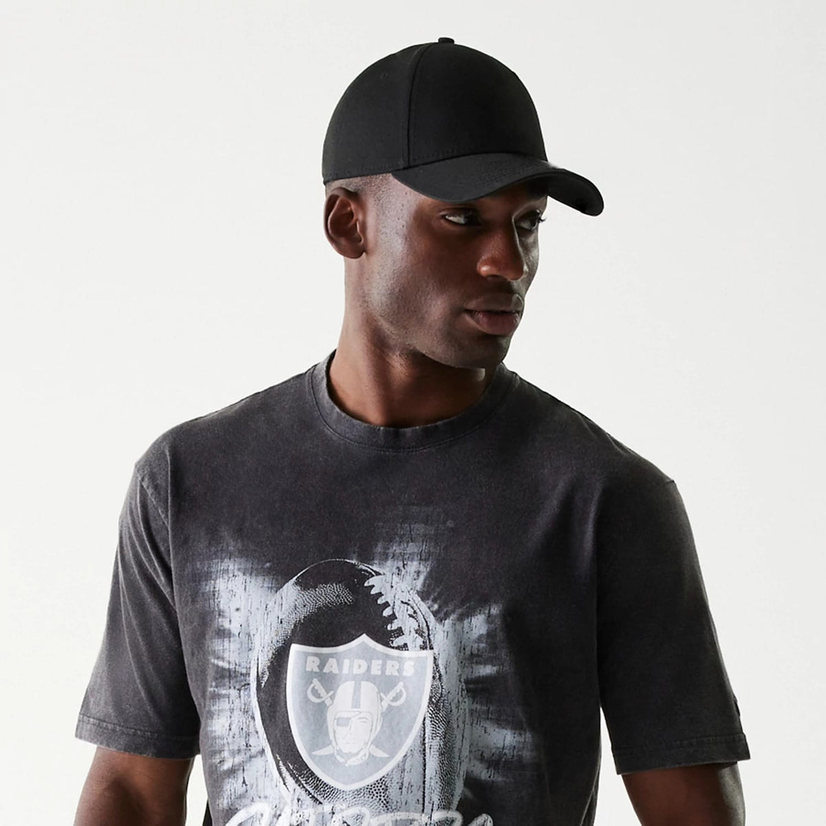 Las Vegas Raiders NFL Sport Night Black T-Shirt-kentox