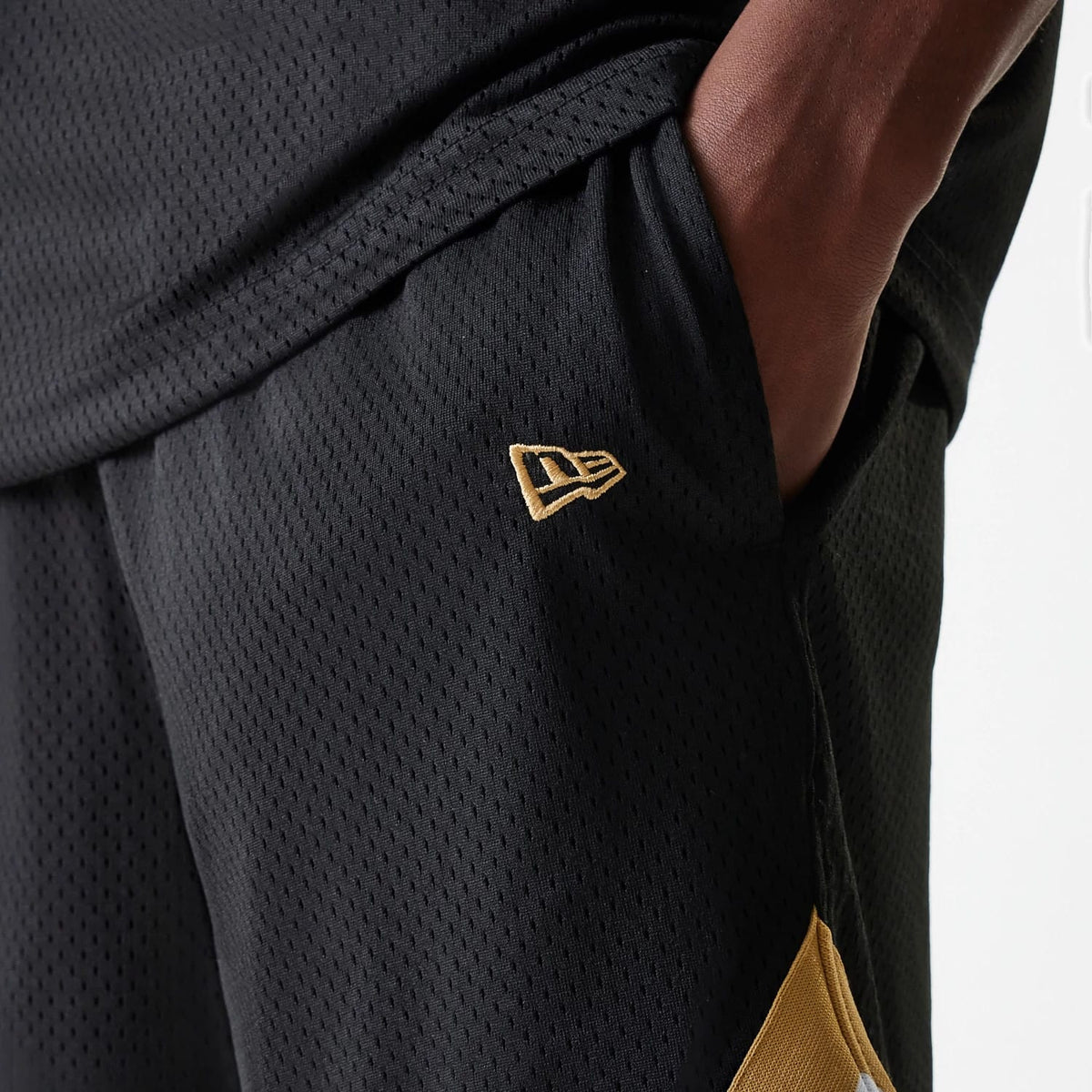 San Francisco 49ers NFL Mesh Black Shorts-kentox