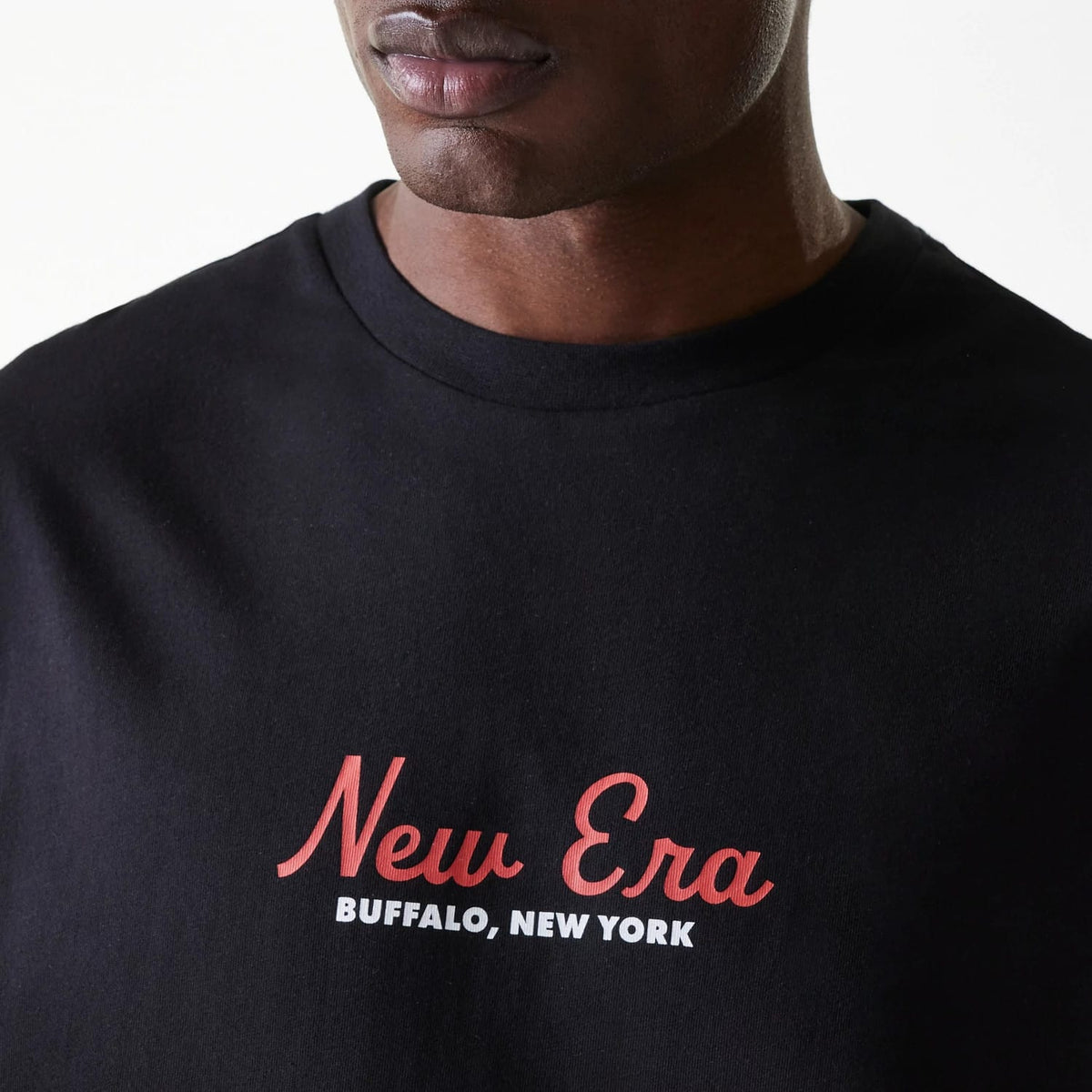 New Era Animal Graphic Black Oversized T-Shirt-kentox