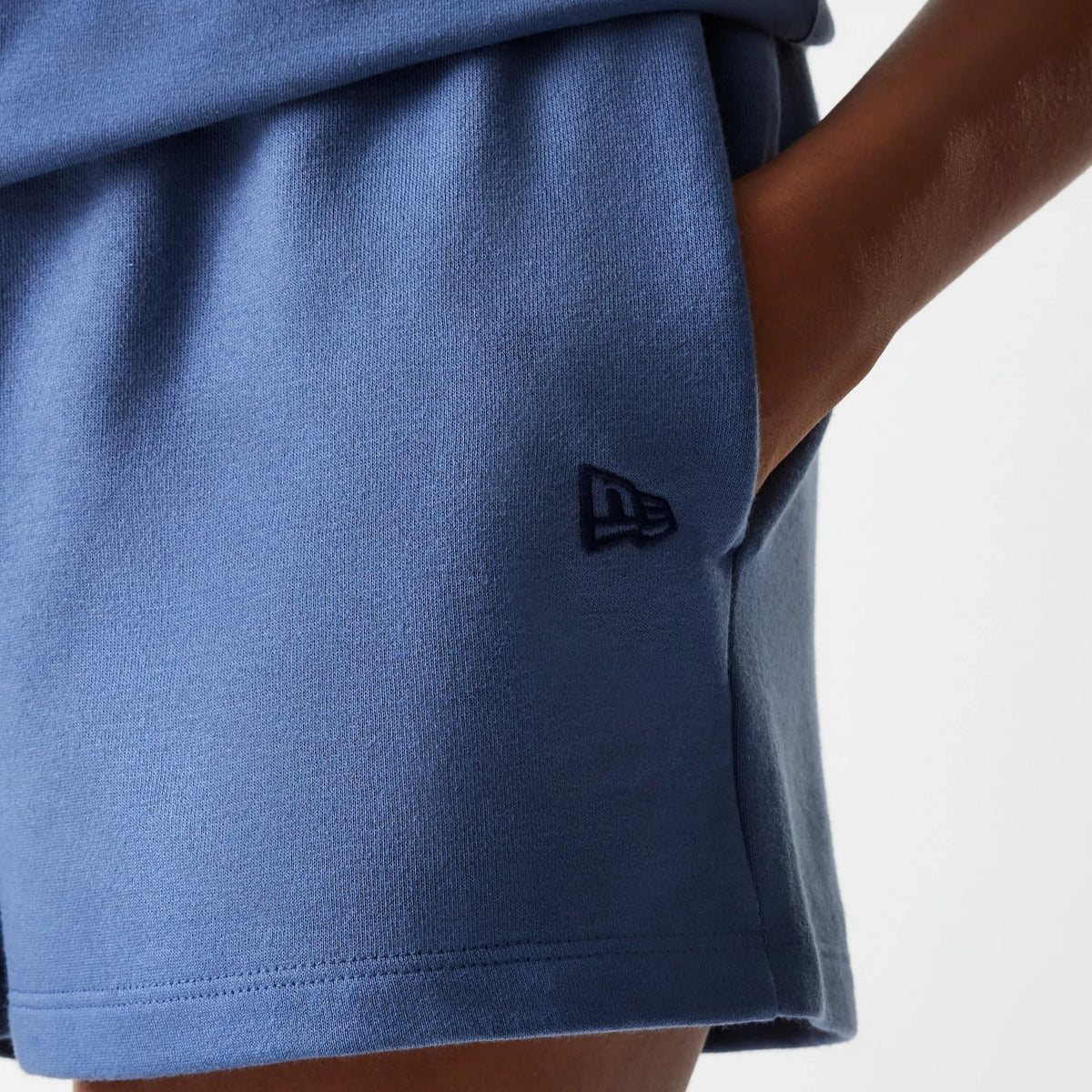 LA Dodgers Womens MLB Midi League Essential Dark Blue Shorts-kentox