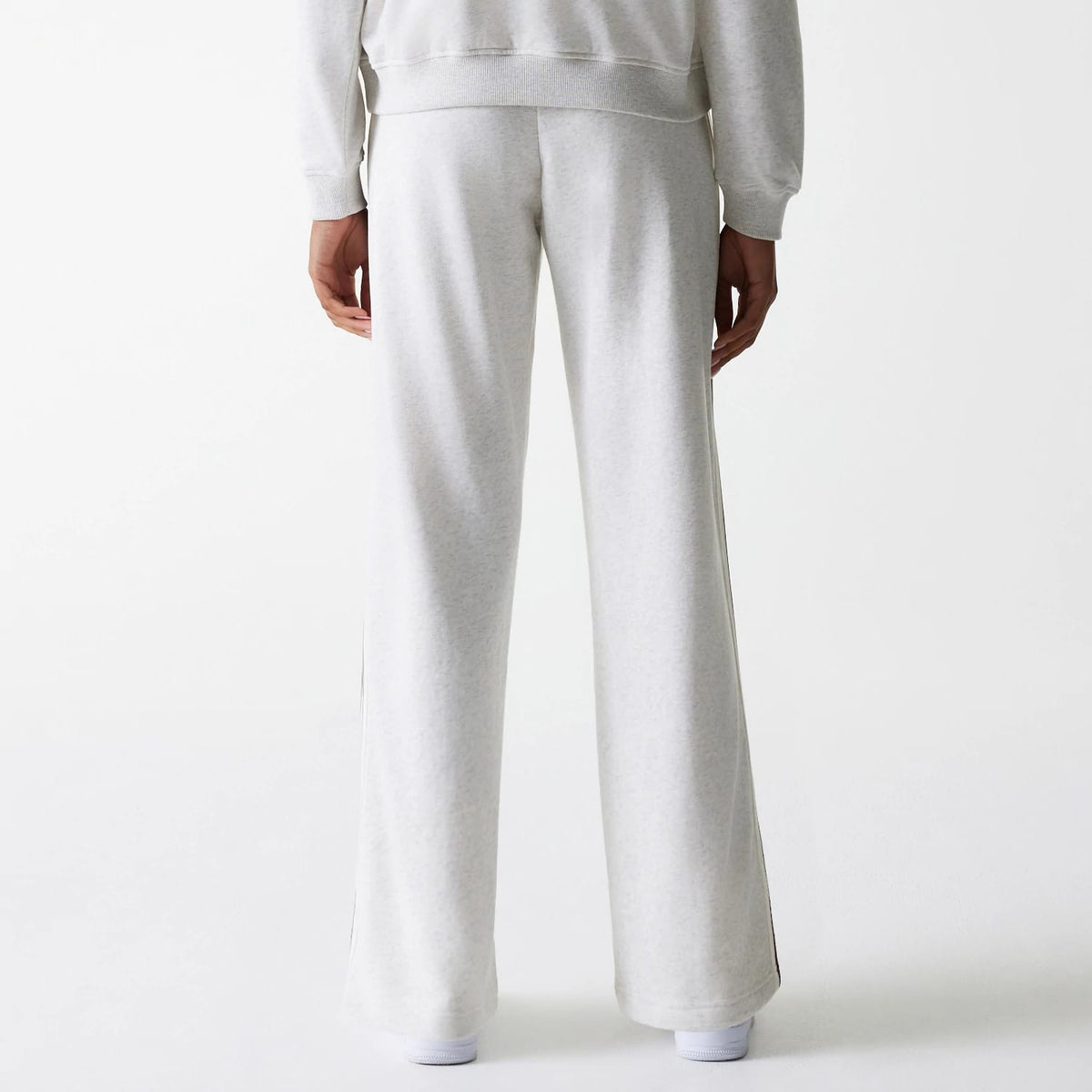 Womens New Era Pastel Grey Straight Leg Joggers-kentox