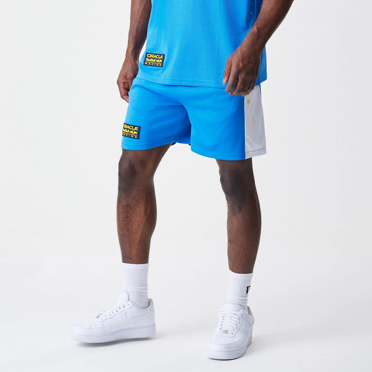 Red Bull Racing Graphic Mesh Blue Shorts-kentox