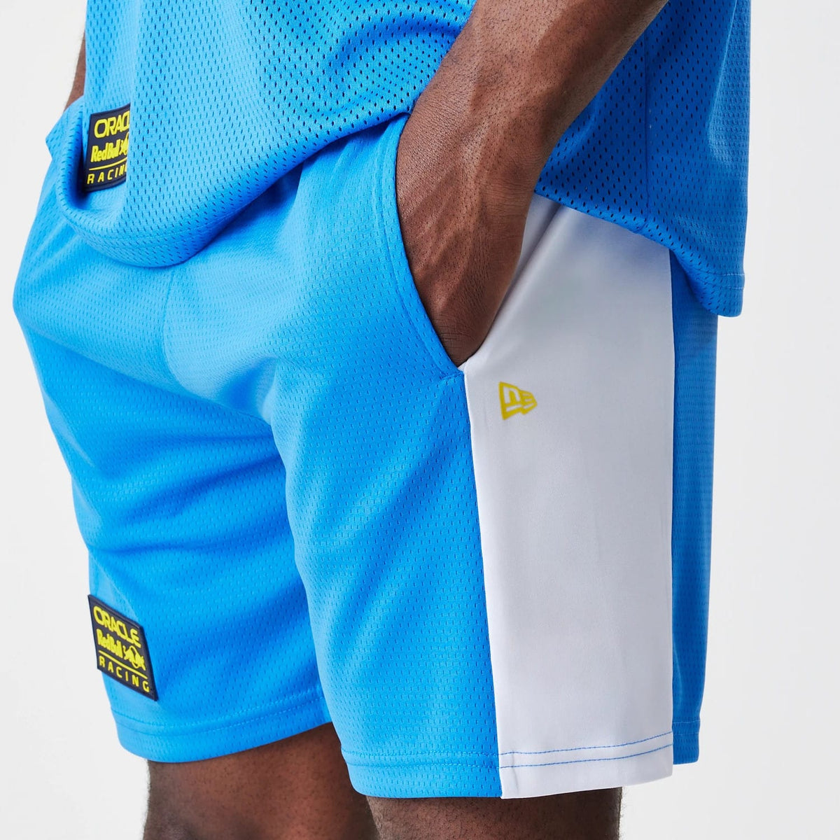 Red Bull Racing Graphic Mesh Blue Shorts-kentox