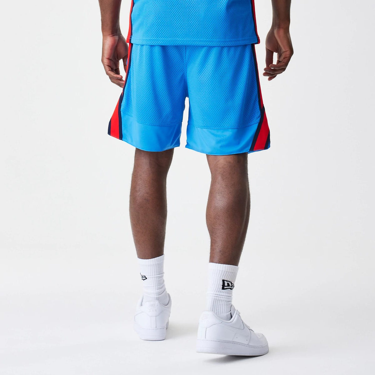 Red Bull Racing Basketball Mesh Blue Shorts-kentox