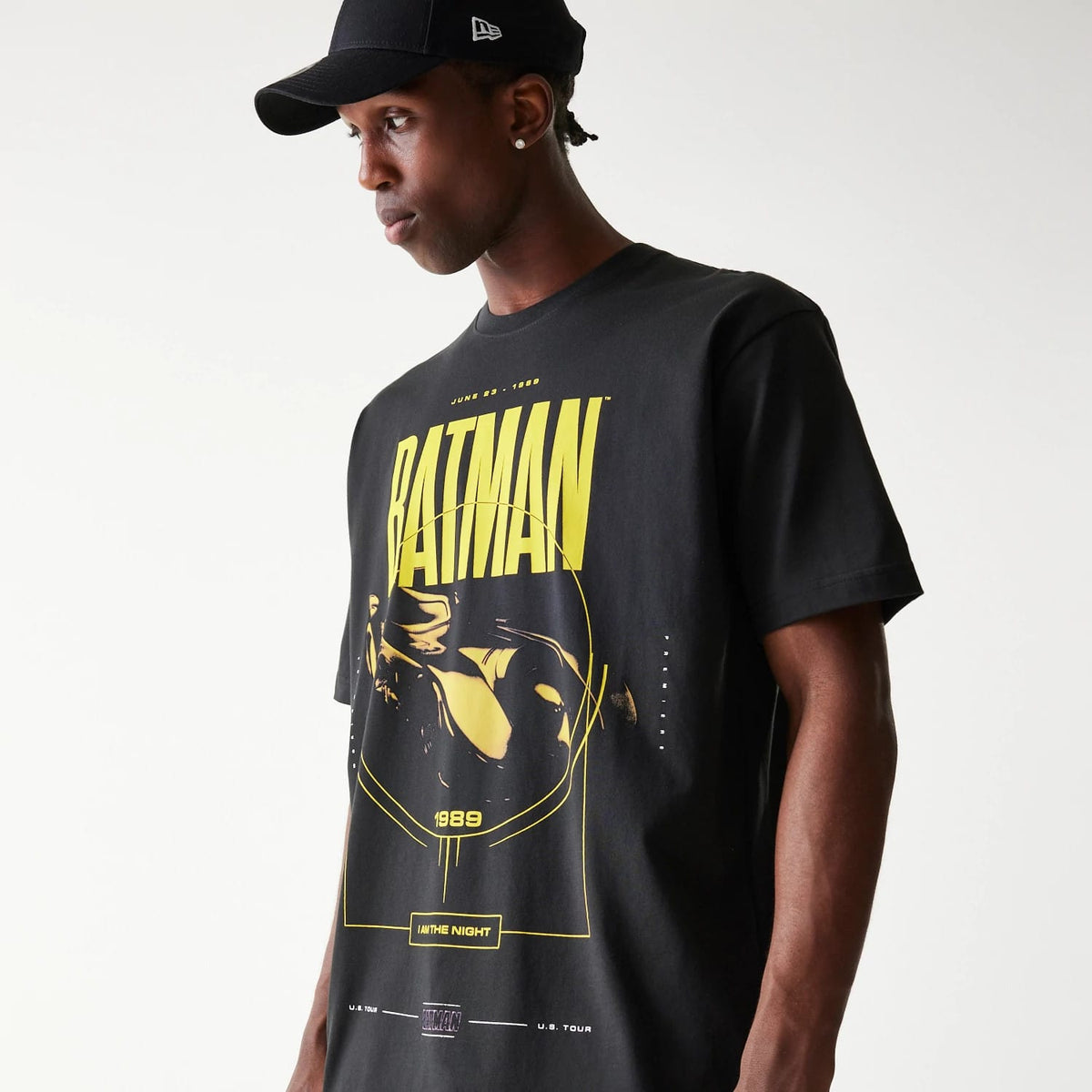 New Era Batman Batmobile Black T-Shirt-kentox