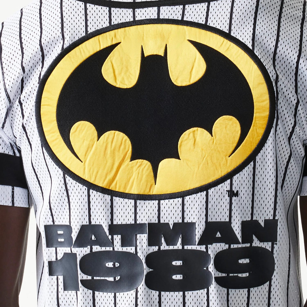 New Era Batman Pinstripe White Jersey-kentox