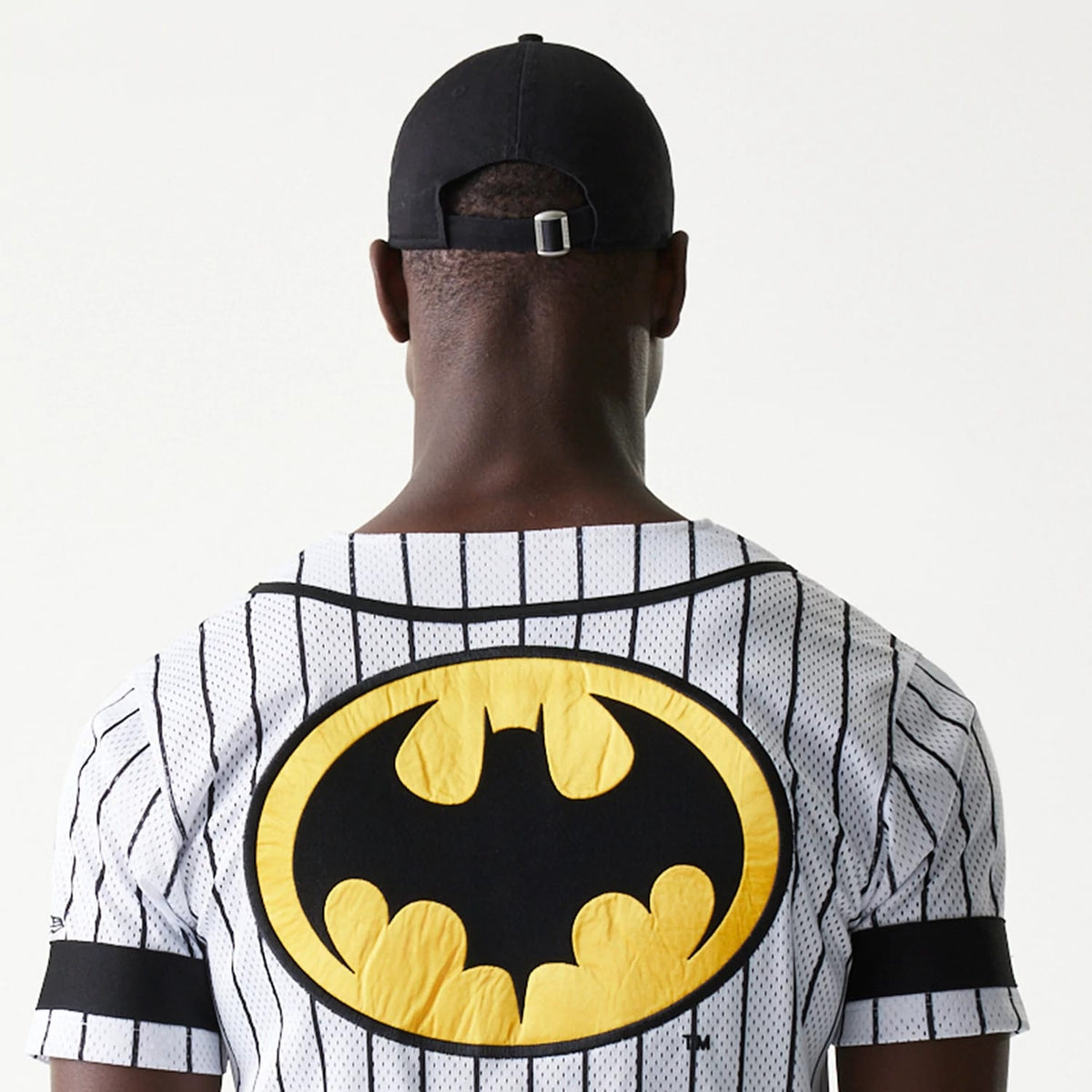New Era Batman Pinstripe White Jersey-kentox