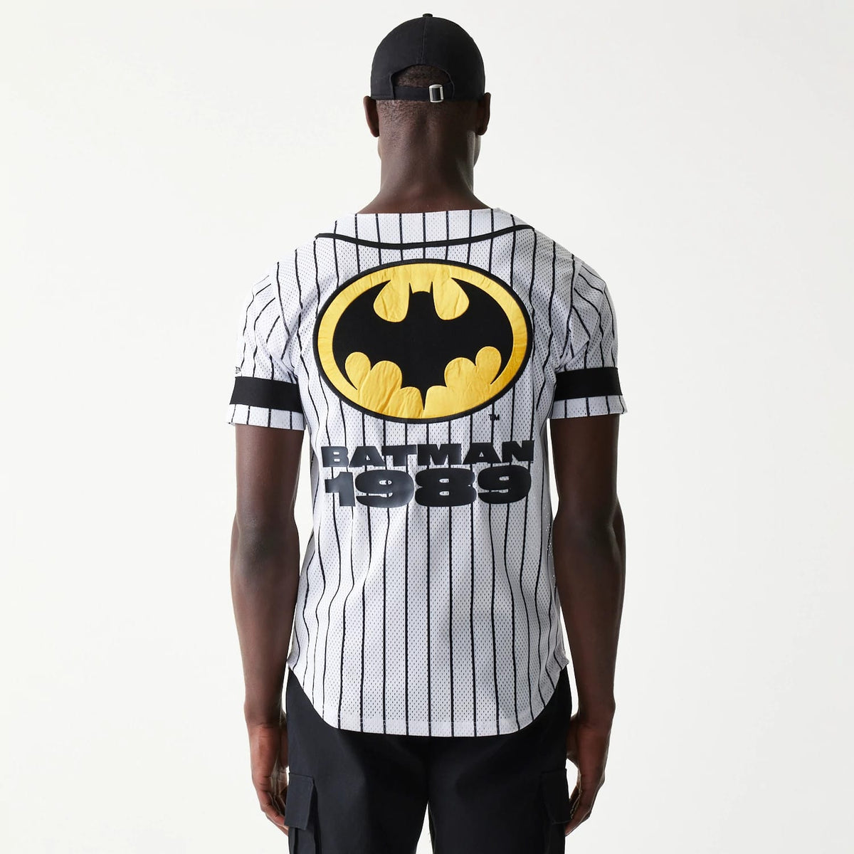 New Era Batman Pinstripe White Jersey-kentox