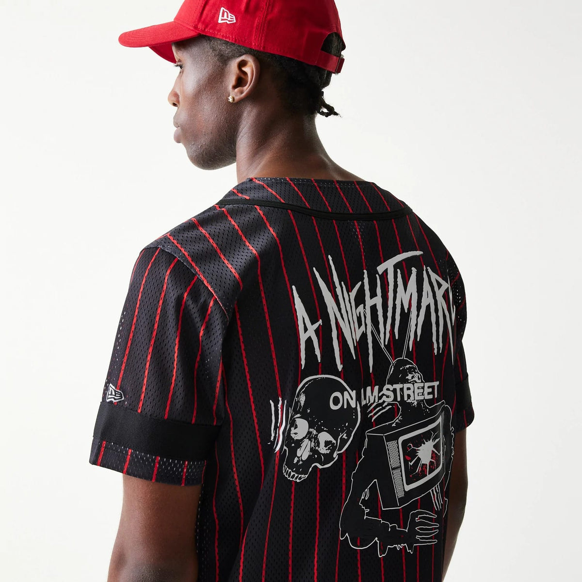 New Era A Nightmare On Elm Street Black Jersey-kentox