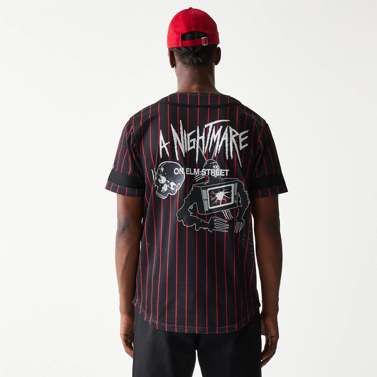New Era A Nightmare On Elm Street Black Jersey-kentox
