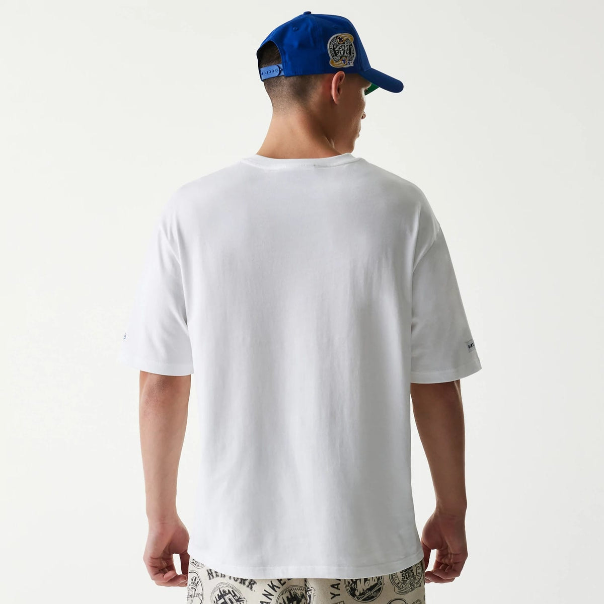 MLB Subway Series White Oversized T-Shirt-kentox