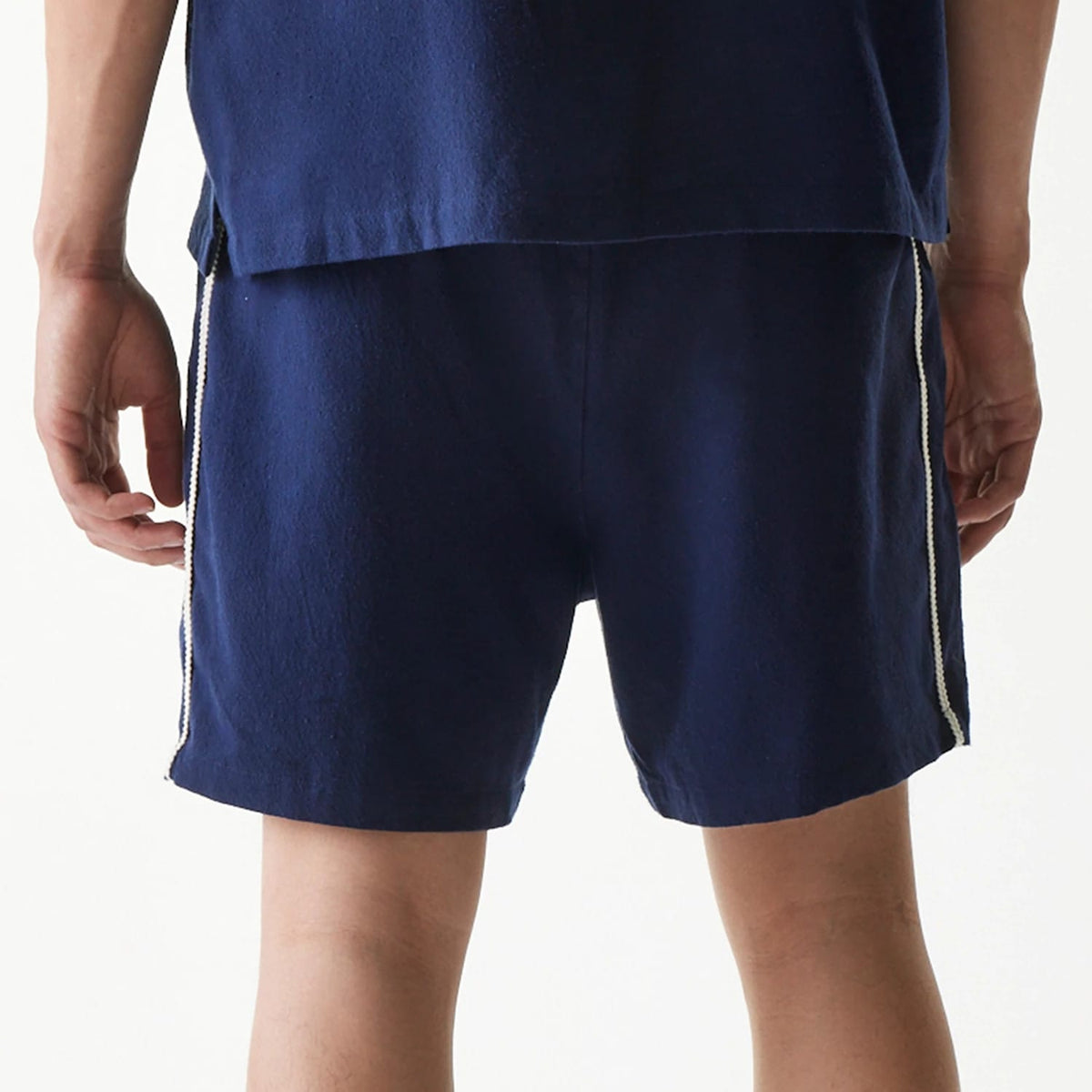 New York Yankees MLB Piping Navy Shorts-kentox