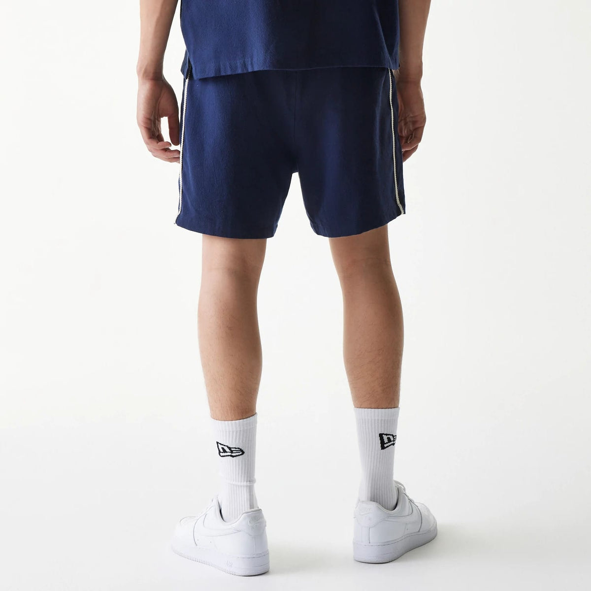 New York Yankees MLB Piping Navy Shorts-kentox