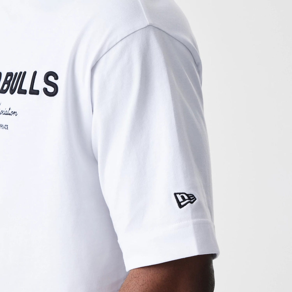 Chicago Bulls NBA Linear White T-Shirt-kentox