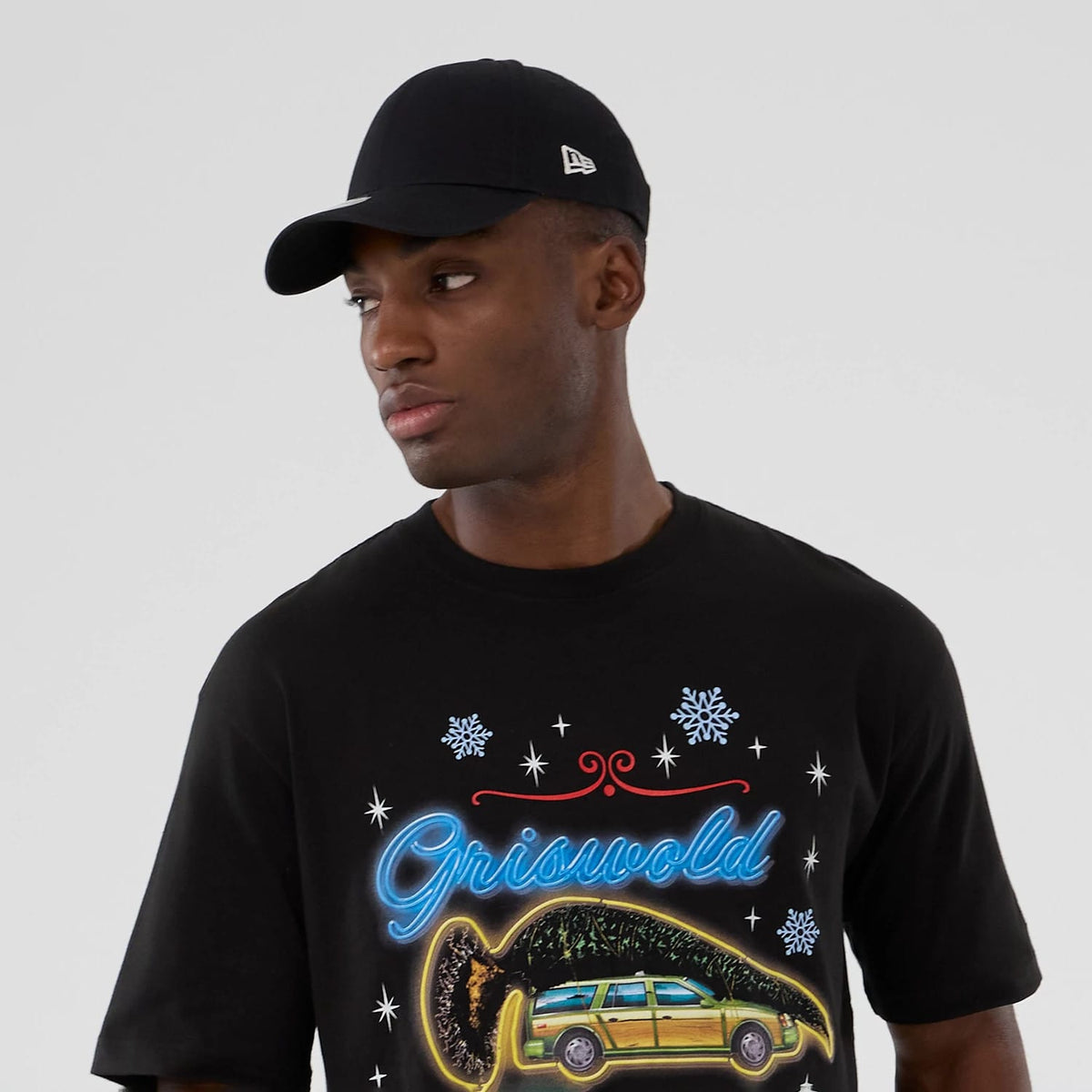 National Lampoon's Christmas Vacation Lifestyle Graphic Black T-Shirt-kentox