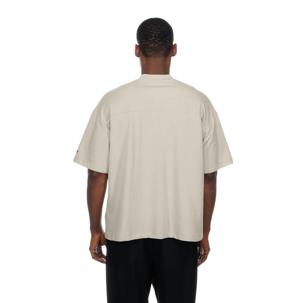 Brooklyn Nets NBA Throwback Prep Light Beige T-Shirt-kentox