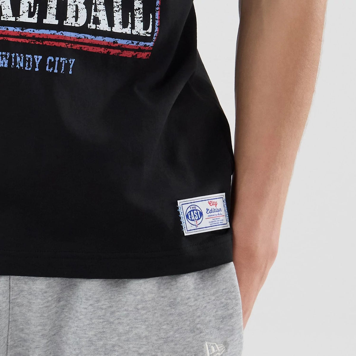 Chicago Bulls NBA City Edition Black T-Shirt-kentox