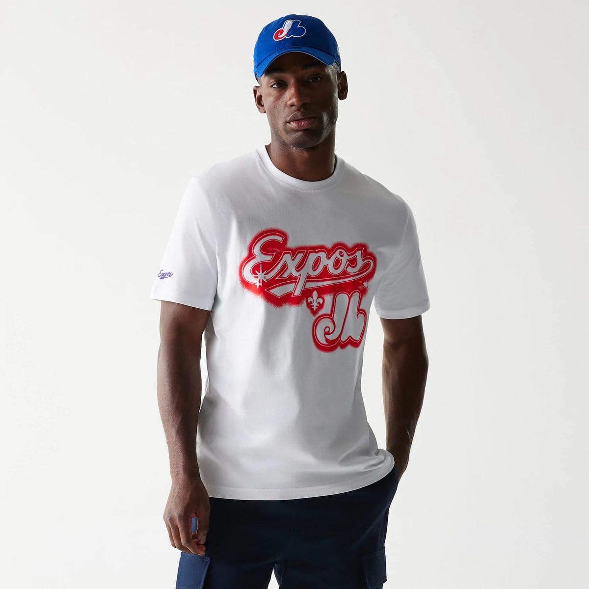 Montreal Expos OVO x MLB White T-Shirt-kentox