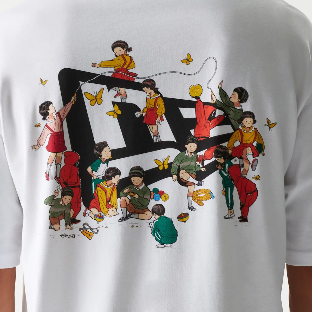 Netflix Squid Game White Oversized T-Shirt-kentox