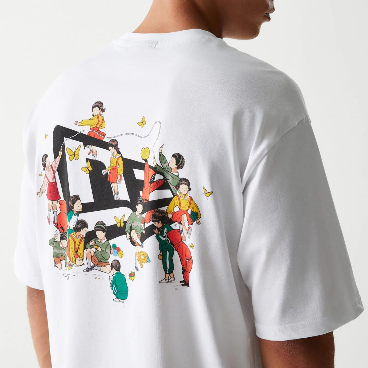 Netflix Squid Game White Oversized T-Shirt-kentox