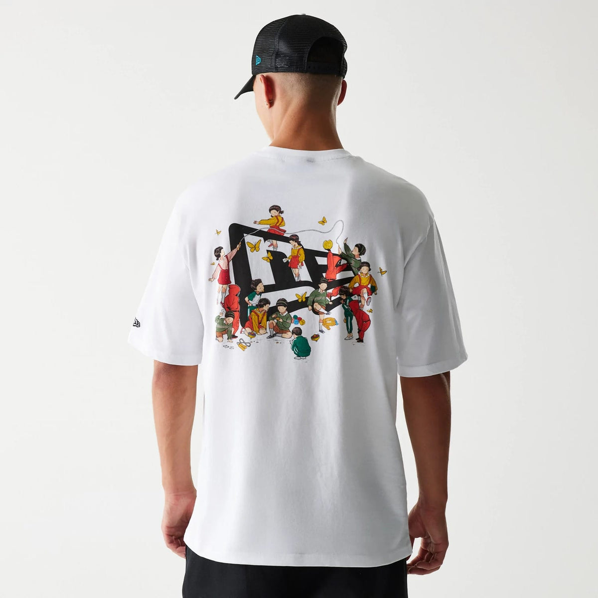 Netflix Squid Game White Oversized T-Shirt-kentox