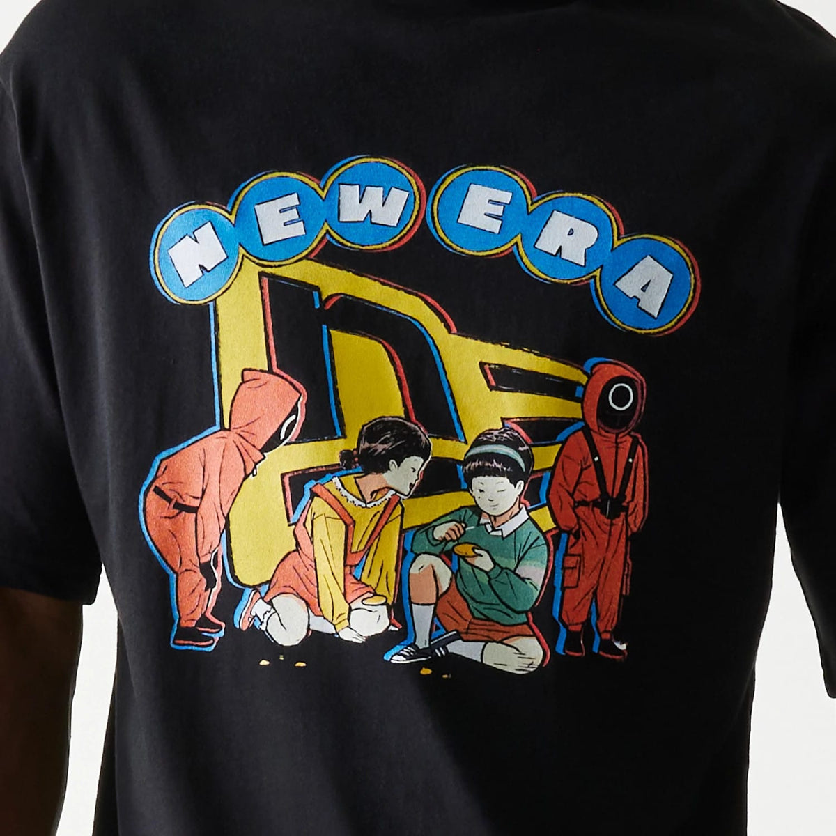 Netflix Squid Game Black Oversized T-Shirt-kentox